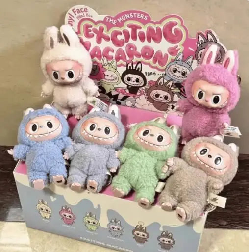 SS Wholesale Pop Mart Labubu Macaron the Monsters Keychain Cute Anime Character Labubu Macaron Ns1000