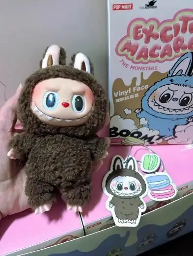 SS Wholesale Pop Mart Labubu Macaron the Monsters Keychain Cute Anime Character Labubu Macaron Ns1000