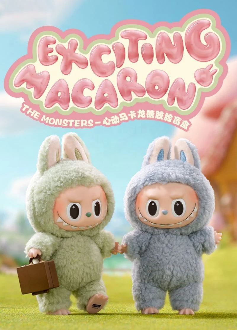 SS Wholesale Pop Mart Labubu Macaron the Monsters Keychain Cute Anime Character Labubu Macaron Ns1000