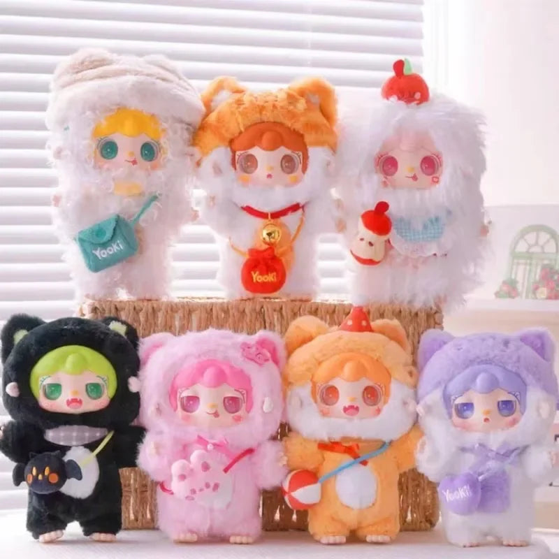 New Yooki 2.0 Vinyl Doll Blind Box Gift Kitten Kindergarten Series Dolls Bag Pendant Mystery Surprise Girl Christmas Present Toy