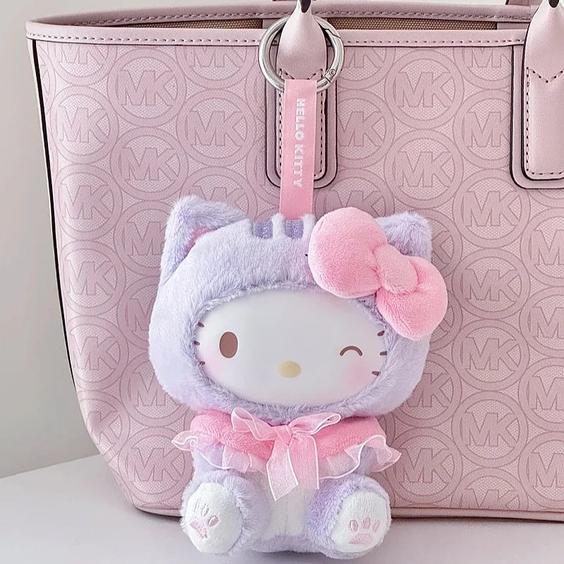 Original Toptoy Sanrio Characters Play With Kittens Series Plush Pendant Blind Box Plush Doll Trendy Toys Cute Birthday Gift