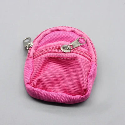 Labubu Doll Canvas Backpack Simulation Pet Bag for 15/17cm Dolls Cute Doll Accessories