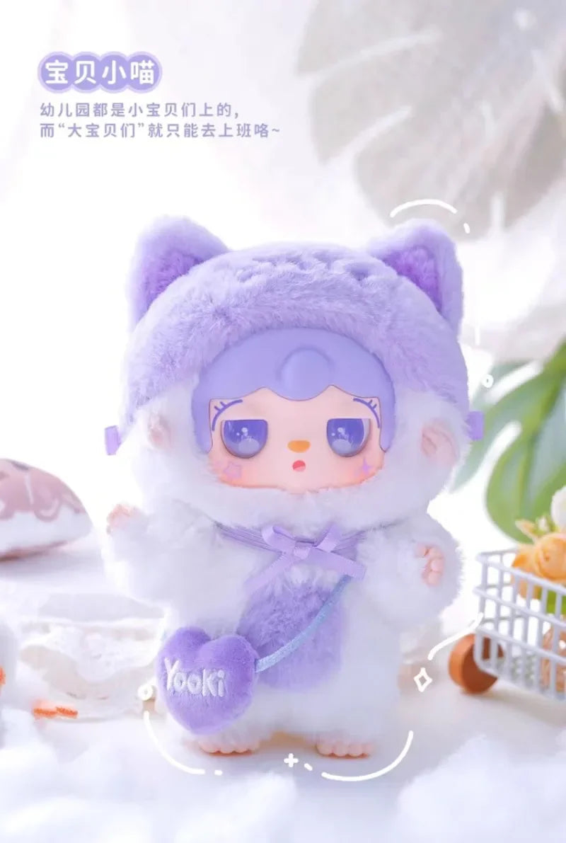 New Yooki 2.0 Vinyl Doll Blind Box Gift Kitten Kindergarten Series Dolls Bag Pendant Mystery Surprise Girl Christmas Present Toy