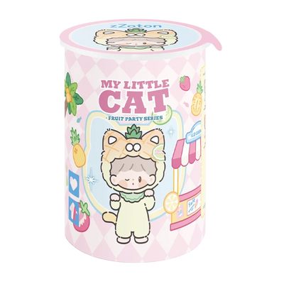 Finding Unicorn My Little Cat • Fruit Party Series Blind Box（4 Pcs/Whole Set）Kitty Cat Bunny Vinyl Plush Limited Portable diy
