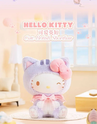 Original Toptoy Sanrio Characters Play With Kittens Series Plush Pendant Blind Box Plush Doll Trendy Toys Cute Birthday Gift