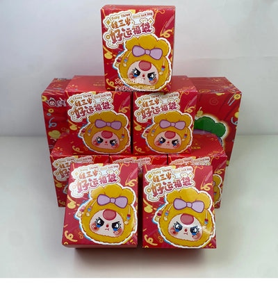 In Stock Baby Three Lucky Bag Series Plush Blind Box Trendy Toy Cute Vinyl Doll Pendant Decoration Surprise Girls Festival Gifts