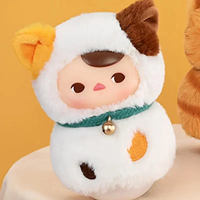 Original PUCKY Roly-Poly Kitty Series-Vinyl Plush Blind Box Guess Bag Original Toys Doll Cute Action Anime Ornaments Collection