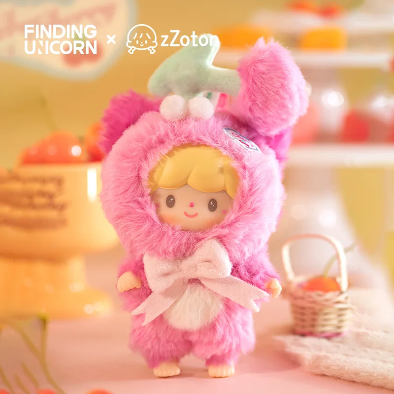 Finding Unicorn My Little Cat • Fruit Party Series Blind Box（4 Pcs/Whole Set）Kitty Cat Bunny Vinyl Plush Limited Portable diy