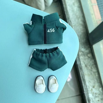 Clothing For Labubu 3.0 Funny S Q Game Serie Doll Clothes Casual Outfits Accessories Participants Organizer Commando Mp5