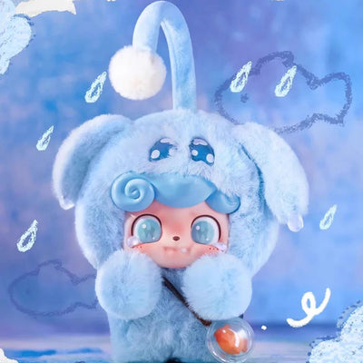 Blind Box Q Kid Emotional Hairy Monsters Series Cute Plush Doll Ornament Cartoon Backpack Pendant Keychain Mystery Box Toy Gift