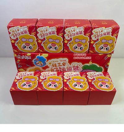 In Stock Baby Three Lucky Bag Series Plush Blind Box Trendy Toy Cute Vinyl Doll Pendant Decoration Surprise Girls Festival Gifts