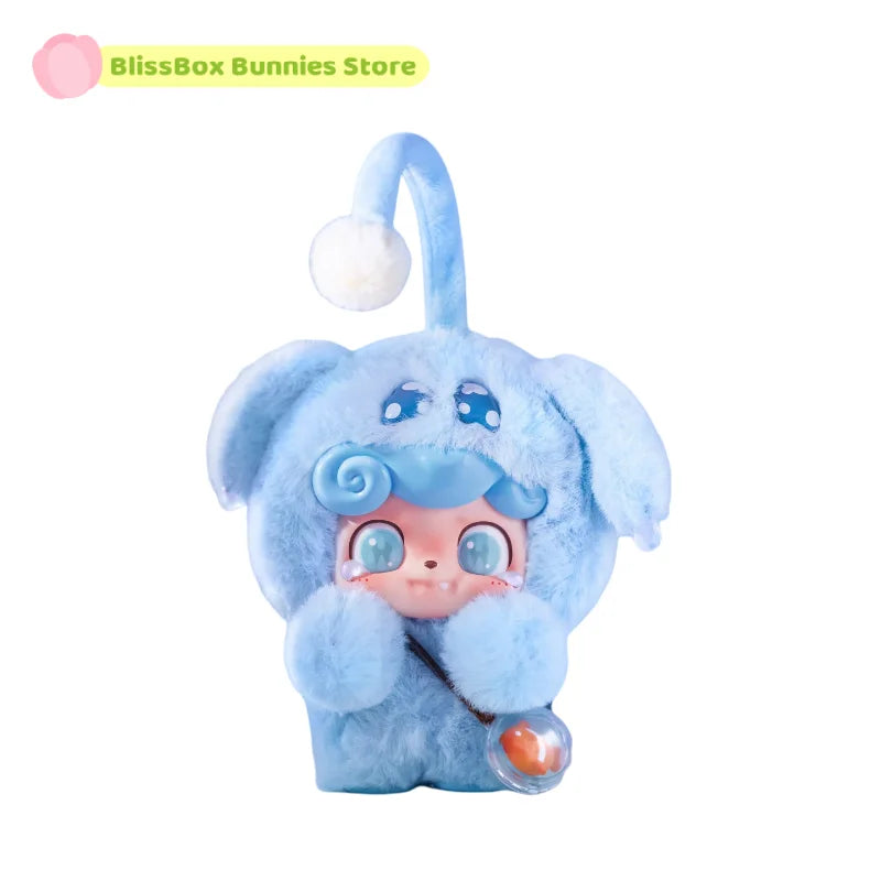 Original Q Kid Qbao Emotional Hairy Monsters Series Plush Blind Box Lovely Vinyl Doll Mystery Box Fuffy Pendant Trendy Xmas Gift