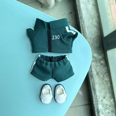 Clothing For Labubu 3.0 Funny S Q Game Serie Doll Clothes Casual Outfits Accessories Participants Organizer Commando Mp5
