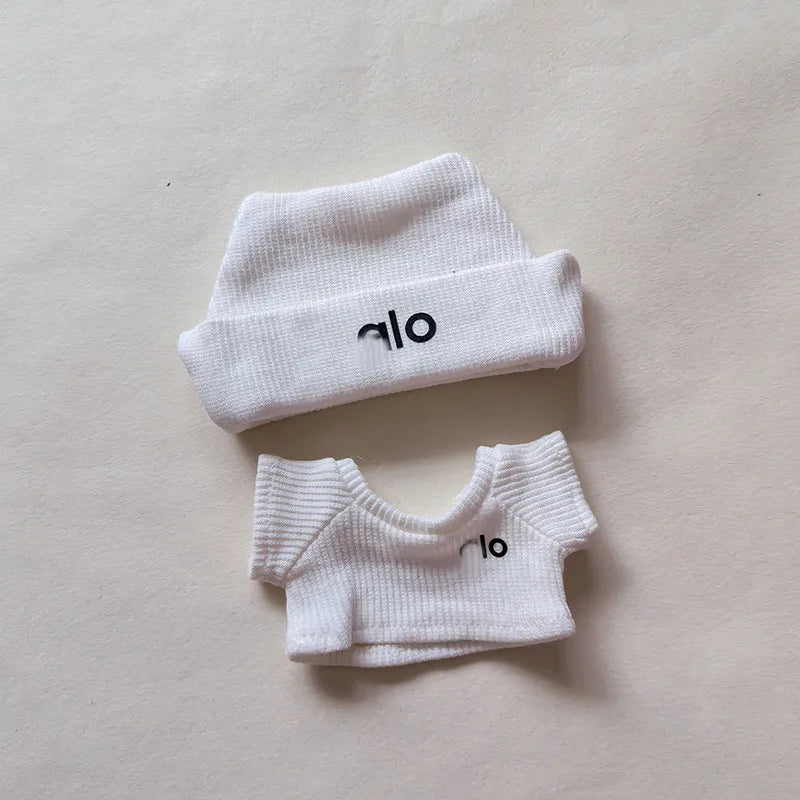 15 17cm For Labubu Mini Doll DIY Clothing With Tennis Sports Set Sweater Knitted Clothes Labubu Pendant Accessories Clothing