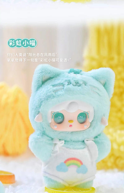Yooki V12 Meow Summer Party Series Vinyl Plush Doll Blind Box Cute Kitty Doll Trendy Toys Room Decor Ornament Bag Pendant Gifts