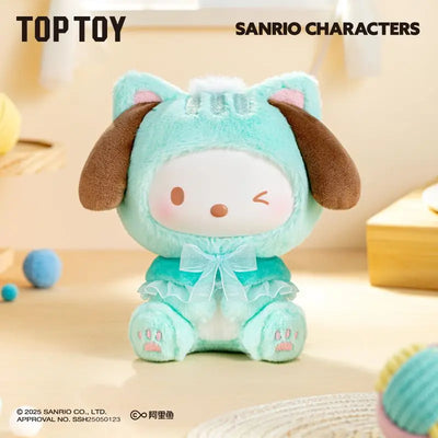 Original Toptoy Sanrio Characters Play With Kittens Series Plush Pendant Blind Box Plush Doll Trendy Toys Cute Birthday Gift