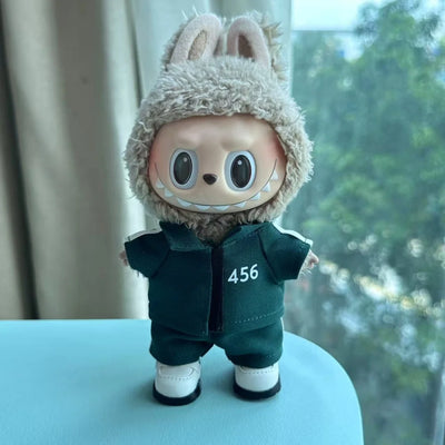 Clothing For Labubu 3.0 Funny S Q Game Serie Doll Clothes Casual Outfits Accessories Participants Organizer Commando Mp5