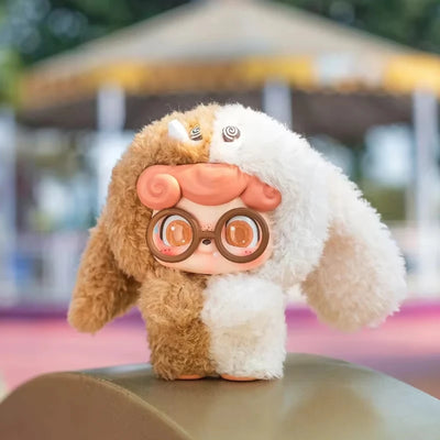 Blind Box Q Kid Emotional Hairy Monsters Series Cute Plush Doll Ornament Cartoon Backpack Pendant Keychain Mystery Box Toy Gift