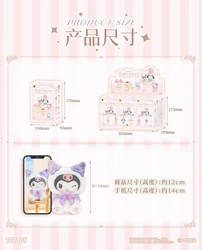 Original Toptoy Sanrio Characters Play With Kittens Series Plush Pendant Blind Box Plush Doll Trendy Toys Cute Birthday Gift