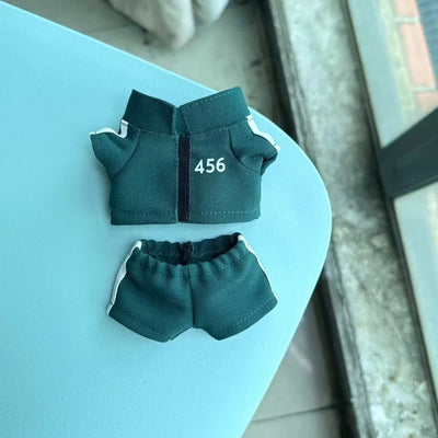 Clothing For Labubu 3.0 Funny S Q Game Serie Doll Clothes Casual Outfits Accessories Participants Organizer Commando Mp5