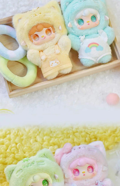 Yooki V12 Meow Summer Party Series Vinyl Plush Doll Blind Box Cute Kitty Doll Trendy Toys Room Decor Ornament Bag Pendant Gifts
