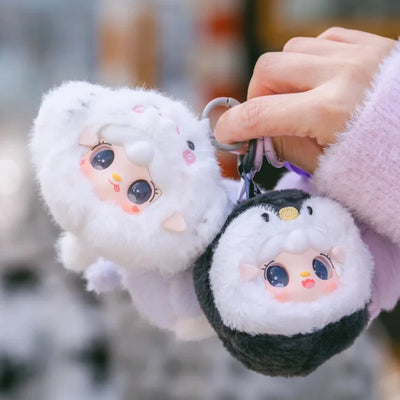 Yooki V6 Ocean Baby Series Blind Box Vinyl Pendant Plush Doll Bag Decoration Keychain Collect Toys Mystery Box Kid Birthday Gift