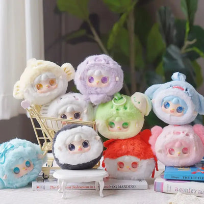 Yooki V6 Ocean Baby Series Blind Box Vinyl Pendant Plush Doll Bag Decoration Keychain Collect Toys Mystery Box Kid Birthday Gift