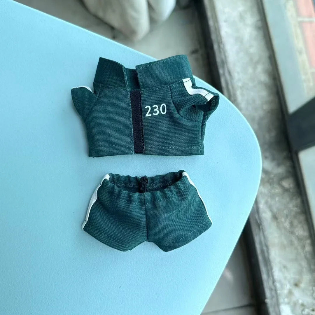 Clothing For Labubu 3.0 Funny S Q Game Serie Doll Clothes Casual Outfits Accessories Participants Organizer Commando Mp5