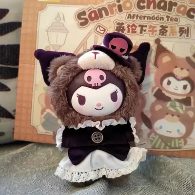 2025 Miniso Character Afternoon Tea Series Vinyl Mystery Blind Box British Style Kuromi Melody Surprise Hello Kitty Doll Toy Gif
