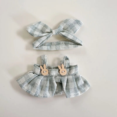 Labubu Sit-Down Party Series doll clothes, clothing, designer luxury skirts, LABUBU accessories，labubu clothing designer