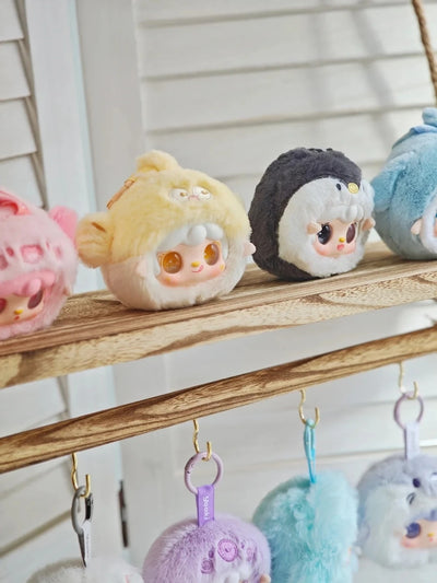 Yooki V6 Ocean Baby Series Blind Box Vinyl Pendant Plush Doll Bag Decoration Keychain Collect Toys Mystery Box Kid Birthday Gift