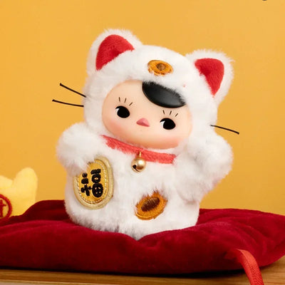 Original PUCKY Roly-Poly Kitty Series-Vinyl Plush Blind Box Guess Bag Original Toys Doll Cute Action Anime Ornaments Collection