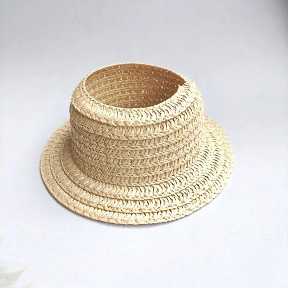 Labubu Replacement Outfit - Big Into Energy Summer Overalls with Straw Hat Belt | Ropa Labubu Clothes Accessories Set