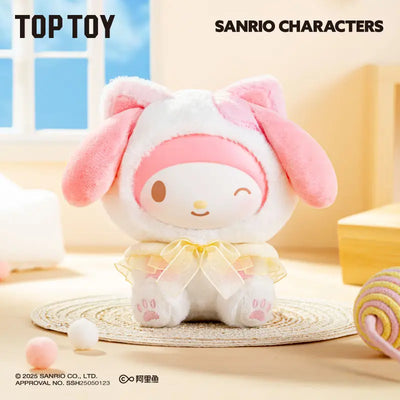 Original Toptoy Sanrio Characters Play With Kittens Series Plush Pendant Blind Box Plush Doll Trendy Toys Cute Birthday Gift