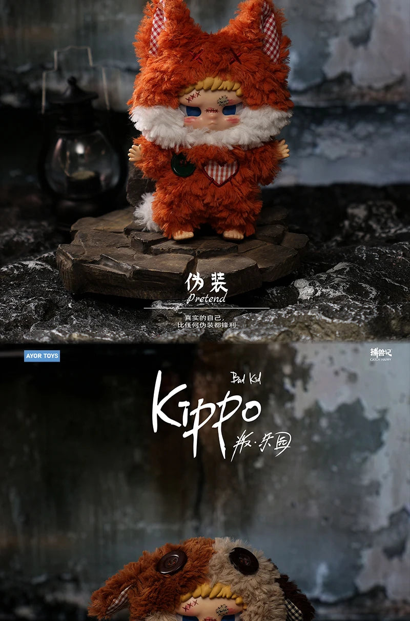 New Original Bad Kids Kippo Rebel Paradise Series Vinyl Blind Box Cute Plush Pendant Desktop Decoration Christmas Gift