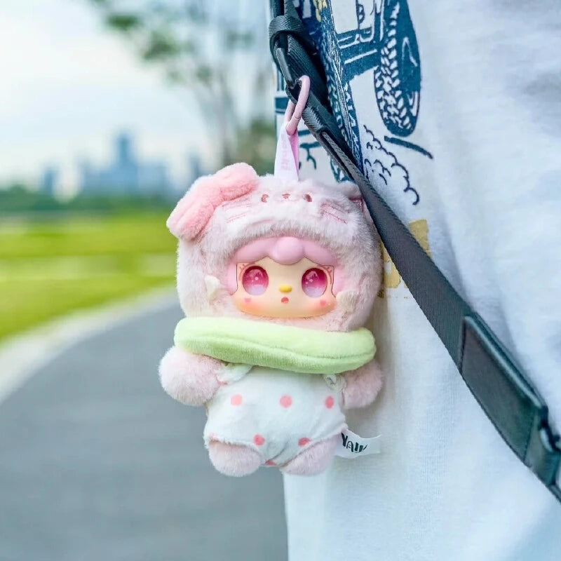 Yooki V12 Meow Summer Party Series Vinyl Plush Doll Blind Box Cute Kitty Doll Trendy Toys Room Decor Ornament Bag Pendant Gifts