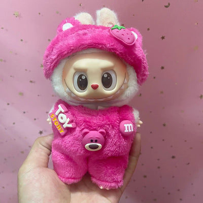New 2025 LabubuBU Generation Can Wear Baby Clothes LABUBU 17cm Doll Cute Dress Casual Suit. Clothes  Doll Clothes