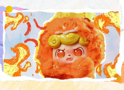 Original Q Kid Qbao Emotional Hairy Monsters Series Plush Blind Box Lovely Vinyl Doll Mystery Box Fuffy Pendant Trendy Xmas Gift