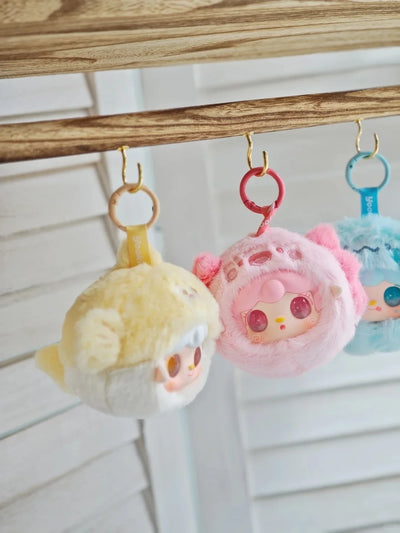 Yooki V6 Ocean Baby Series Blind Box Vinyl Pendant Plush Doll Bag Decoration Keychain Collect Toys Mystery Box Kid Birthday Gift