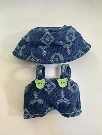 Labubu doll mini clothing, set, hat, bag, clothes, shoes, accessories