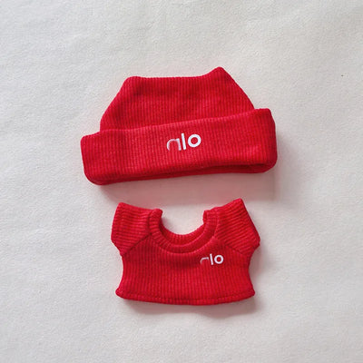 15 17cm For Labubu Mini Doll DIY Clothing With Tennis Sports Set Sweater Knitted Clothes Labubu Pendant Accessories Clothing