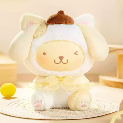 Sanrio Teasing Cat Series Blind Box Vinyl Plush Trendy Cute Girl Pendant Toy Collectible Authentic New