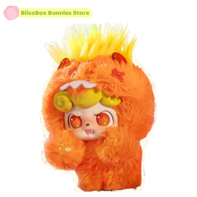 Original Q Kid Qbao Emotional Hairy Monsters Series Plush Blind Box Lovely Vinyl Doll Mystery Box Fuffy Pendant Trendy Xmas Gift