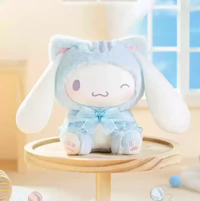 Sanrio Teasing Cat Series Blind Box Vinyl Plush Trendy Cute Girl Pendant Toy Collectible Authentic New