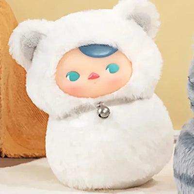 Original PUCKY Roly-Poly Kitty Series-Vinyl Plush Blind Box Guess Bag Original Toys Doll Cute Action Anime Ornaments Collection