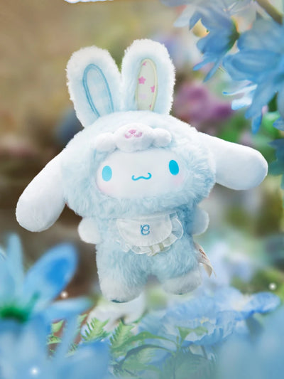 Toptoy Sanrio Family Elf Rabbit Baby Series Plush Vinyl Blind Box Kuromi Cinnamoroll Hello Kitty Figurine Girl Cute New YearGift