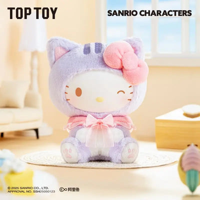 Original Toptoy Sanrio Characters Play With Kittens Series Plush Pendant Blind Box Plush Doll Trendy Toys Cute Birthday Gift