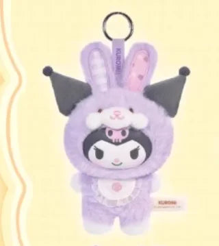 Genuine Sanrio Cartoon Elf Rabbit Series Blind Box Kuromi / Hello Kitty 3 Generations Vinyl Doll Children'S Toys Christmas Gifts