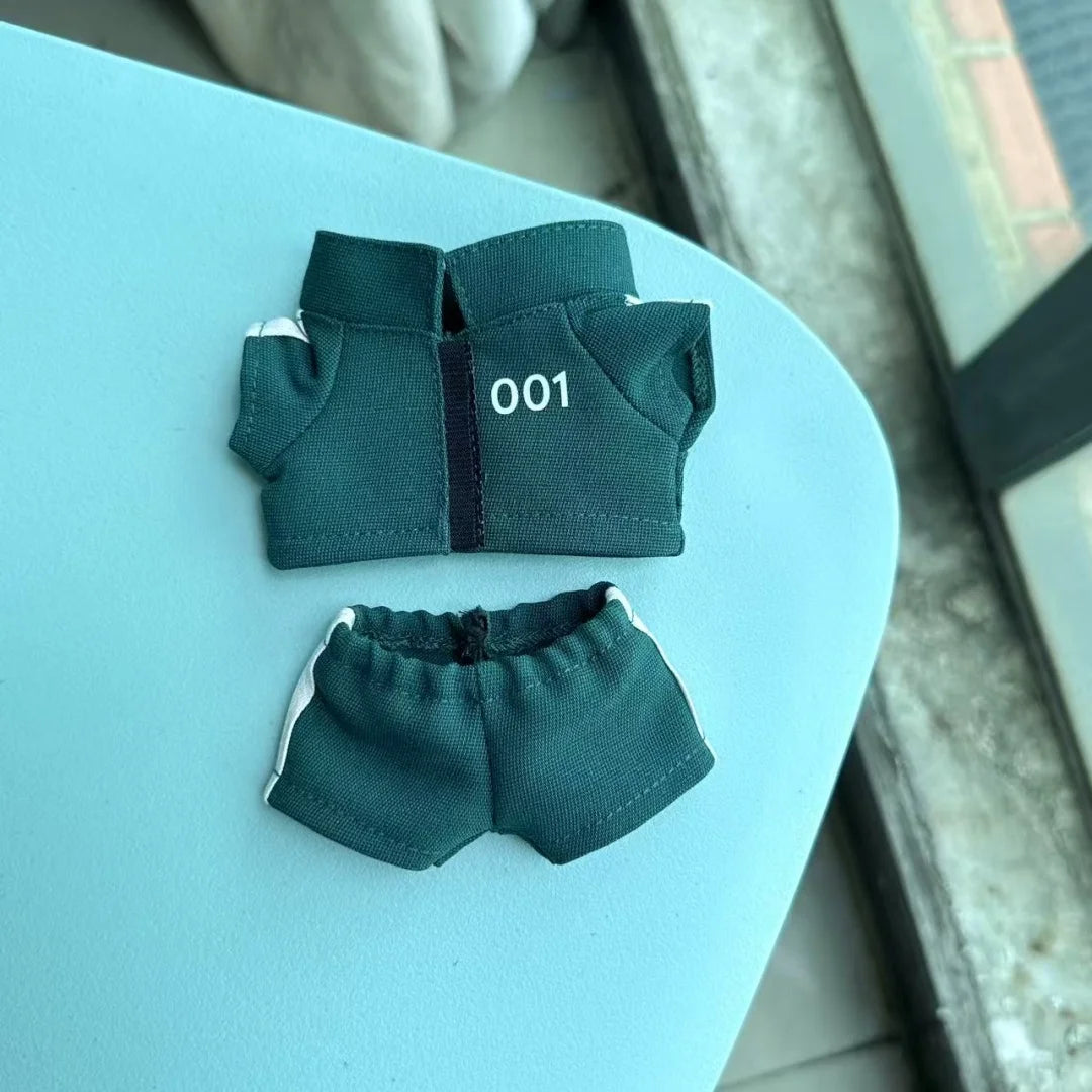 Clothing For Labubu 3.0 Funny S Q Game Serie Doll Clothes Casual Outfits Accessories Participants Organizer Commando Mp5