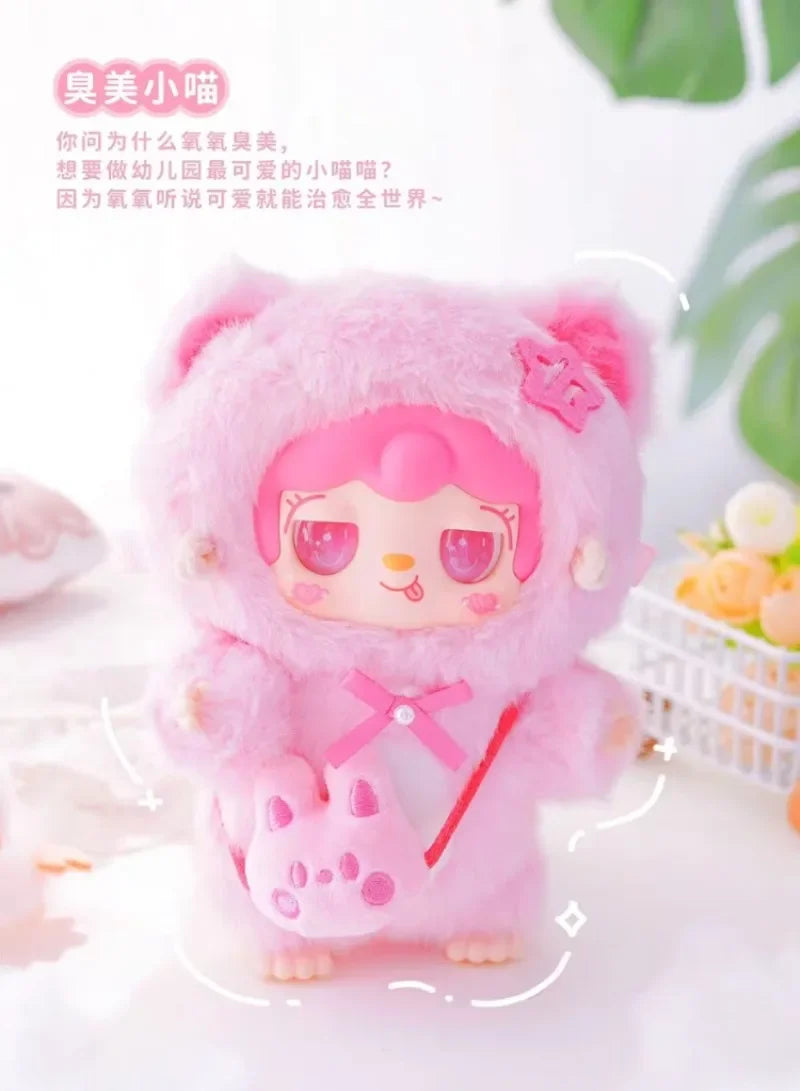 New Yooki 2.0 Vinyl Doll Blind Box Gift Kitten Kindergarten Series Dolls Bag Pendant Mystery Surprise Girl Christmas Present Toy